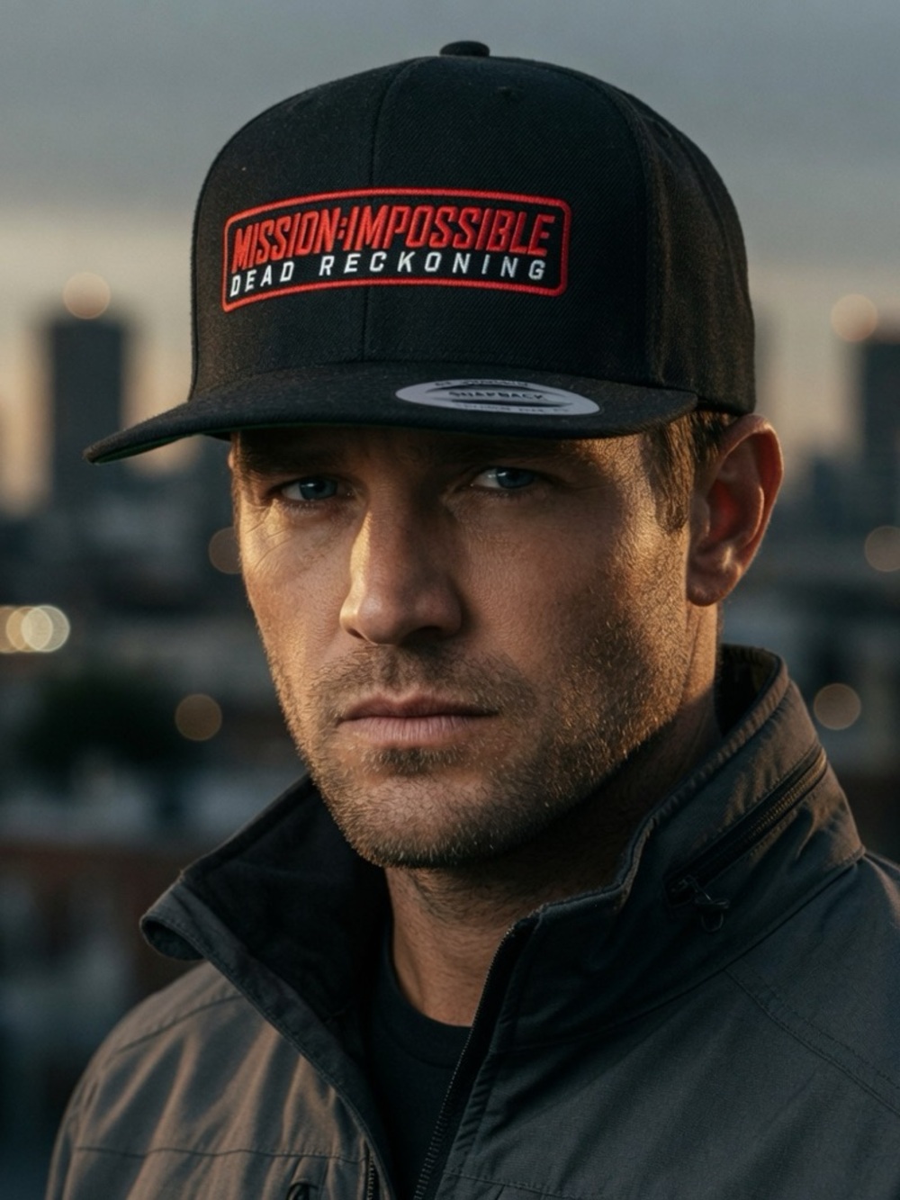 Mission Impossible Black Snapback Hat